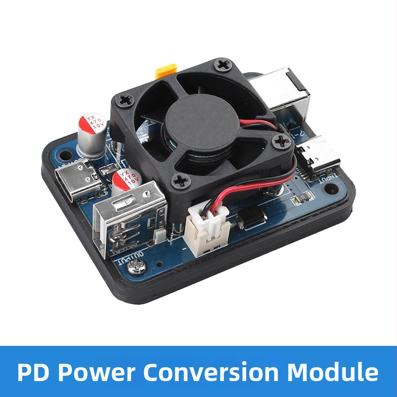 DALUMAK Rozširujúca doska napájania PD pre Raspberry Pi 5, 5V 5A, DC-DC buck prevodník z 12V na 5V
