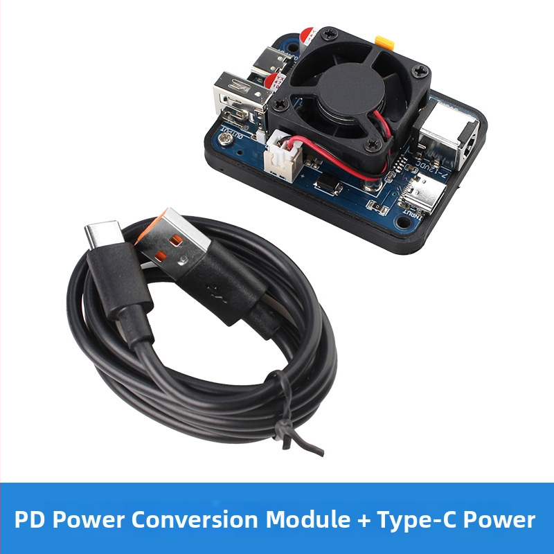 DALUMAK Rozširujúca doska napájania PD pre Raspberry Pi 5, 5V 5A, DC-DC buck prevodník z 12V na 5V