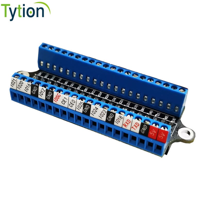 Raspberry Pi 4B 2B3B μικρή επέκταση με βιδωτούς τερματικούς, 40 ακίδες, ακρυλική βάση