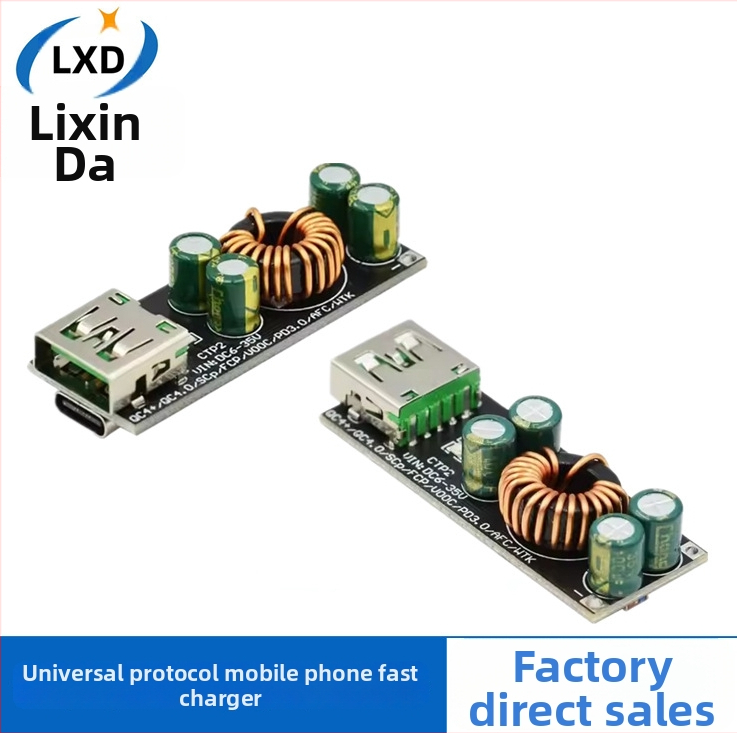 Modul rýchleho nabíjania s plným protokolom QC4.0 PD3.0 pre Huawei a Apple – hlavná doska