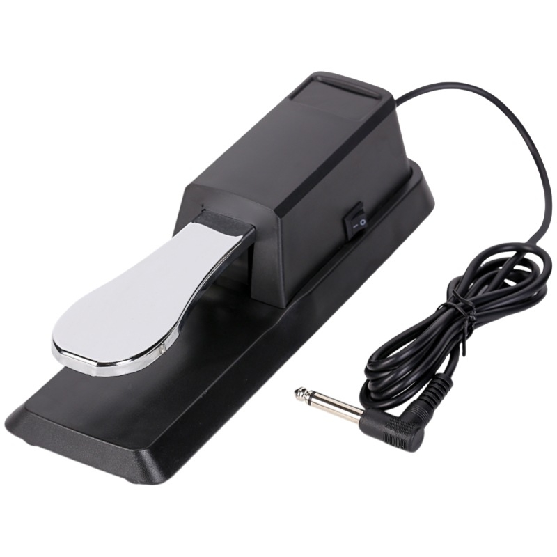 Metalni pedal za sustain elektronske klavijature s MIDI-jem