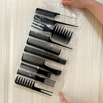 Set od 10 češljeva za kosu za frizerski salon