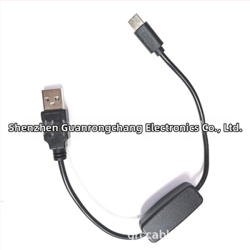 Napájanie pre Raspberry Pi 4B so spínačom a káblom USB-A na USB-C s LED indikátorom
