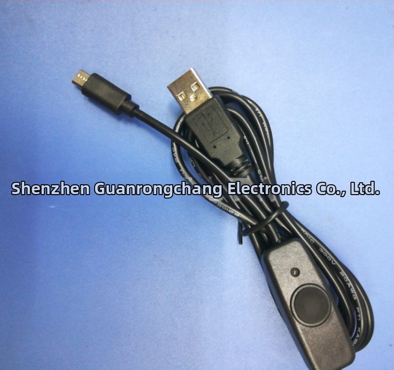 Napájanie pre Raspberry Pi 4B so spínačom a káblom USB-A na USB-C s LED indikátorom