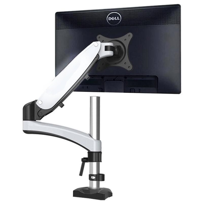 Gibbon suport pentru monitor de 15–27 inchi, cu braț de ridicare și găuri de blocare pe coloană