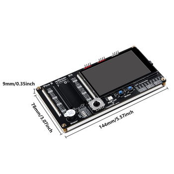 Πλακέτα επέκτασης Raspberry Pi Pico/Pico W με οθόνη IPS TFT 3,5 ιντσών αφής και LED ενδείξεις