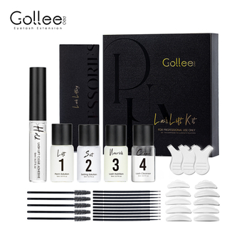 Gollee keratin szempilla perm készlet, természetes görbülettel és hosszú tartóssággal — szempilla ragasztó és formázó eszközök