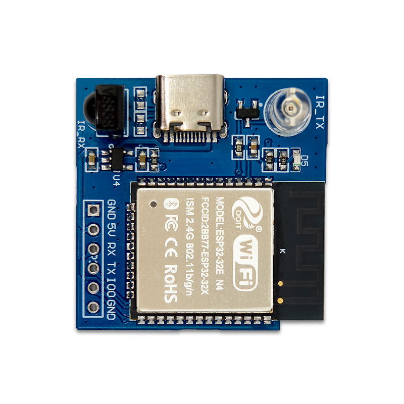 ESP8266 infravörös adó- és vevő modul NEC protokollal és WiFi passthrough