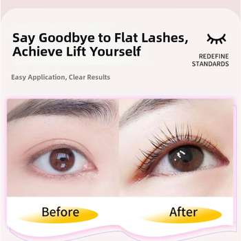 Keratinos lash lift készlet szempilla ragasztóval és curling oldattal, hosszú hatású görbület