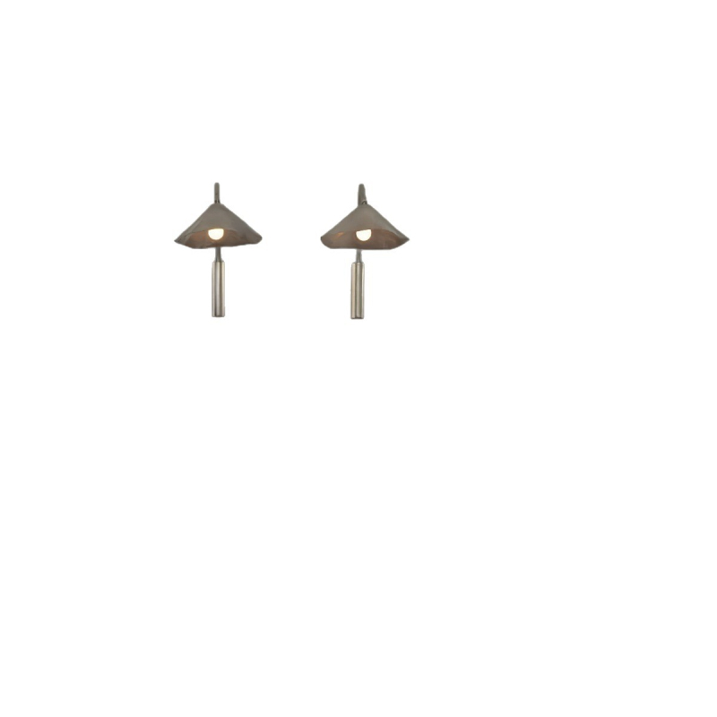 Antica zidna svjetiljka – dizajnerska verzija, španjolski Bauhaus retro, vintage stil Wabi-Sabi
