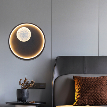 Nova noćna stenska lampa za spavaću sobu – moderni minimalistički LED s akrilnim sjenilom