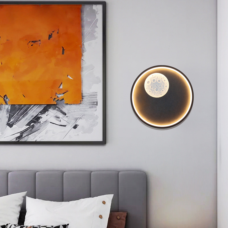 Nova noćna stenska lampa za spavaću sobu – moderni minimalistički LED s akrilnim sjenilom