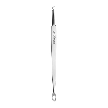 Crown двуглавен инструмент за лице от неръждаема стомана – екстрактор за черни точки, пинсета за акне, игла за пъпки