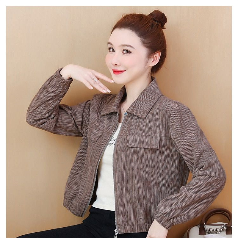 2025 nova retro američkog stila jakna s dugim rukavima, kratka jakna za žene, Chanel-inspiriran casual stil