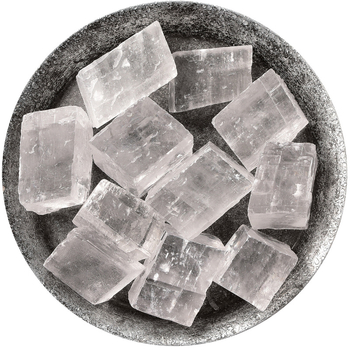 Prirodni Icestone sirovi kamen, bijeli kalcit, za optička istraživanja, rasvjetu i aromaterapiju, mineralni primjerak, ukrasni kamen