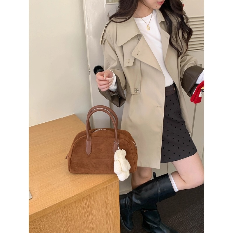 3. Morning Pariz Vintage Trench kaput s ovratnikom i vezom u struku Zy3372