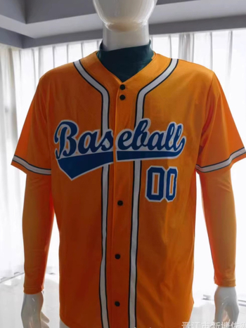 Amerikai stílusú professzionális baseball kardigán, gyorsan száradó anyaggal, egygombos, rövid ujjú, testreszabható egyenruha