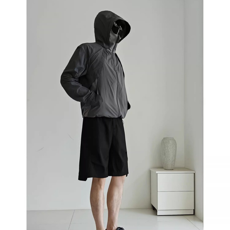 Unisex ελαφριά καλοκαιρινή ζακέτα εξωτερικού χώρου με κουκούλα, γρήγορο στέγνωμα και UV προστασία, ορεινό στυλ