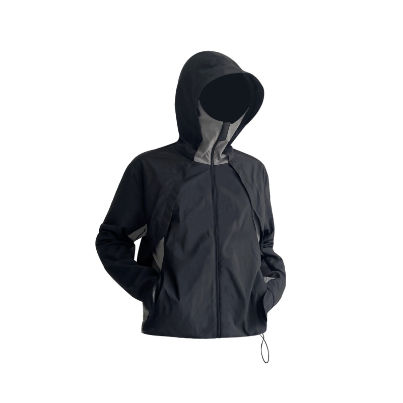 Unisex ελαφριά καλοκαιρινή ζακέτα εξωτερικού χώρου με κουκούλα, γρήγορο στέγνωμα και UV προστασία, ορεινό στυλ