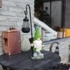 Solarne lampe patuljka-elfa za vanjski vrt, ukrasi za dvorište, svijetleće vanjske dekoracije