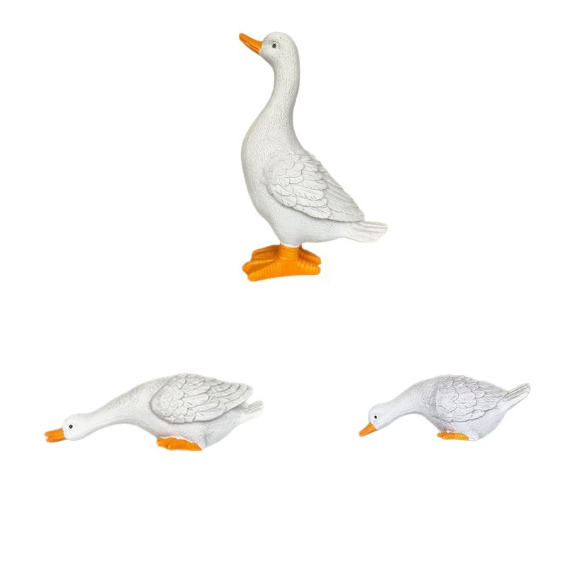 Figura patke od smole za akvarij, vrt i vanjsku dekoraciju