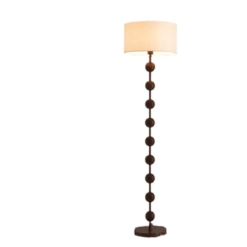 Podna lampa u francuskom luksuznom stilu s mid-century wabi-sabi estetikom za dnevni boravak i spavaću sobu