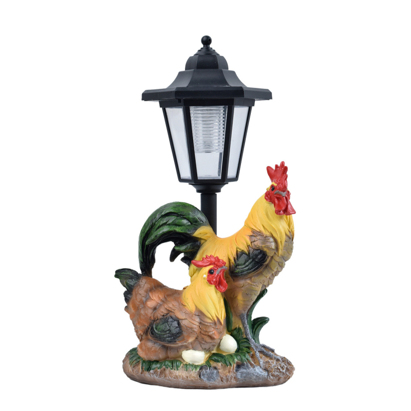 Solarna šesterokutna lampa s petlom za vanjski vrt