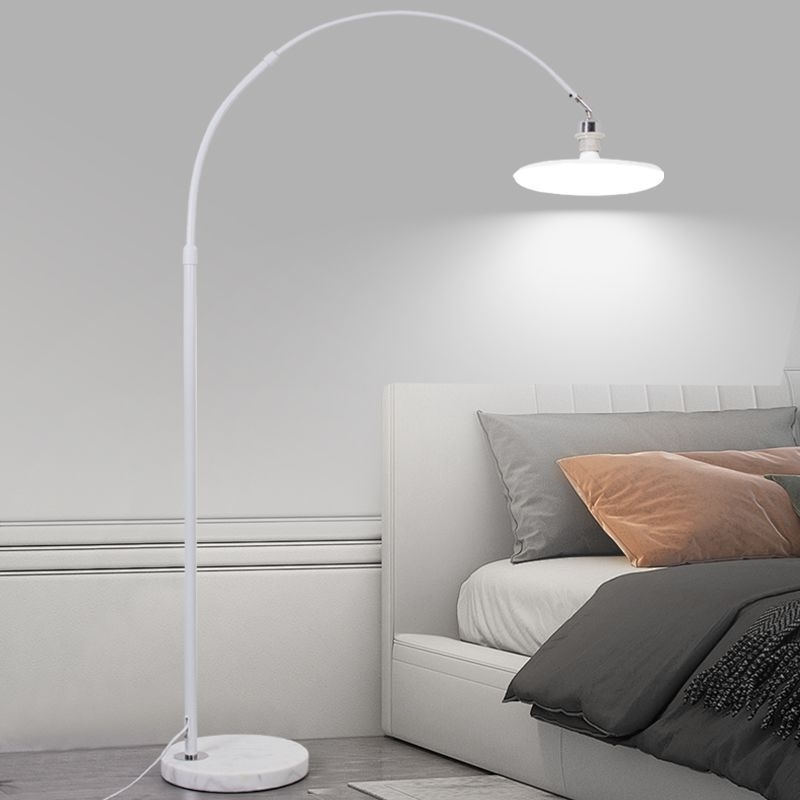 Minimalistička podna lampa s tekstilnim tijelom, za spavaću sobu i čitanje, svjetlo za zaštitu očiju