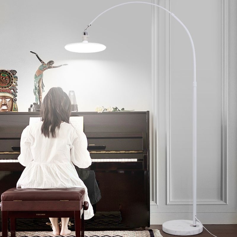 Minimalistička podna lampa s tekstilnim tijelom, za spavaću sobu i čitanje, svjetlo za zaštitu očiju