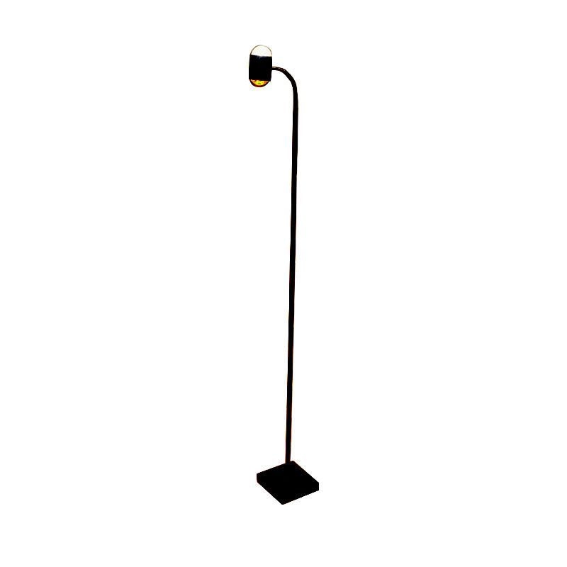 Podna lampa s motivom vodnih valova u boji zalazak sunca, moderna minimalistička LED rasvjeta za dnevni boravak