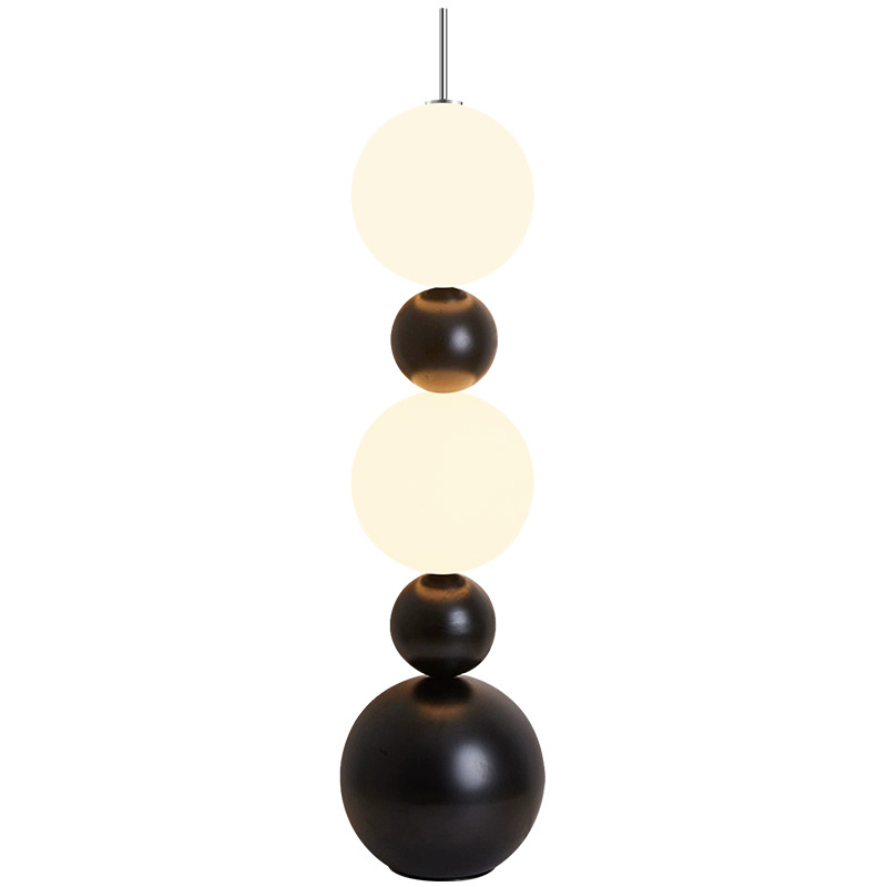 Podna lampa u obliku bundeve za dnevni boravak i spavaću sobu, Bauhaus inspiriran talijanski dizajner, umjetnost sredine stoljeća, uspravna kutna lampa pored kauča
