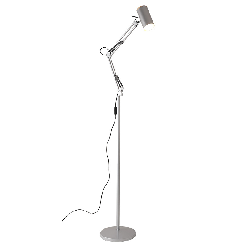 Vintage Bauhaus stajaća lampa s pomičnim ramenom, podesiva zaštita očiju, za spavaću sobu i prostor za učenje