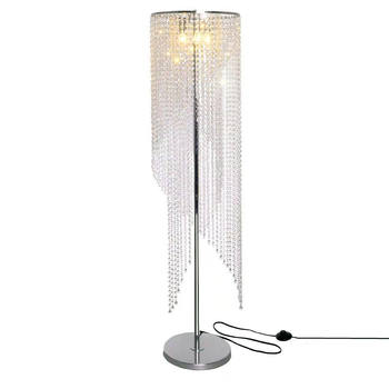 Kristalna podna lampa u europskom stilu za spavaću sobu i hotel, moderno luksuzno kućno osvjetljenje