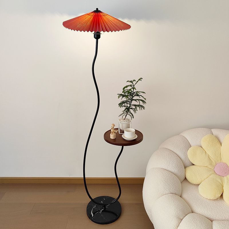 Stojeća lampa s punim spektrom za zaštitu očiju i bežičnim punjenjem telefona, integrirana lampa za dnevni boravak i kauč, prilagodljiva ambijentalna rasvjeta za spavaću sobu