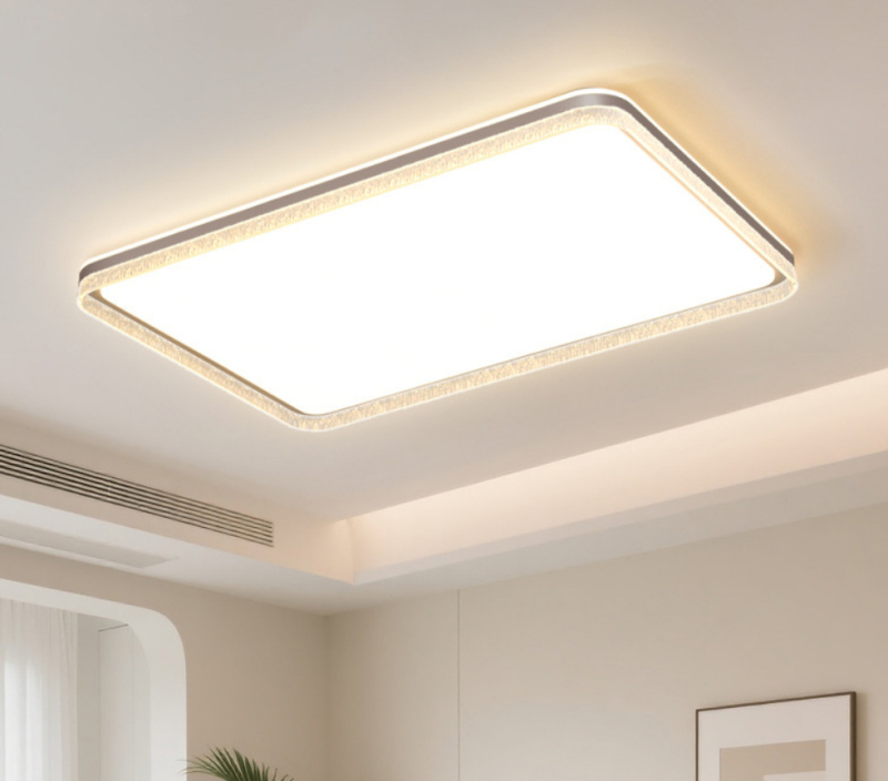 Nova LED pravokutna stropna svjetiljka za dnevni boravak i spavaću sobu, minimalistički modern stil, lampica za zaštitu očiju