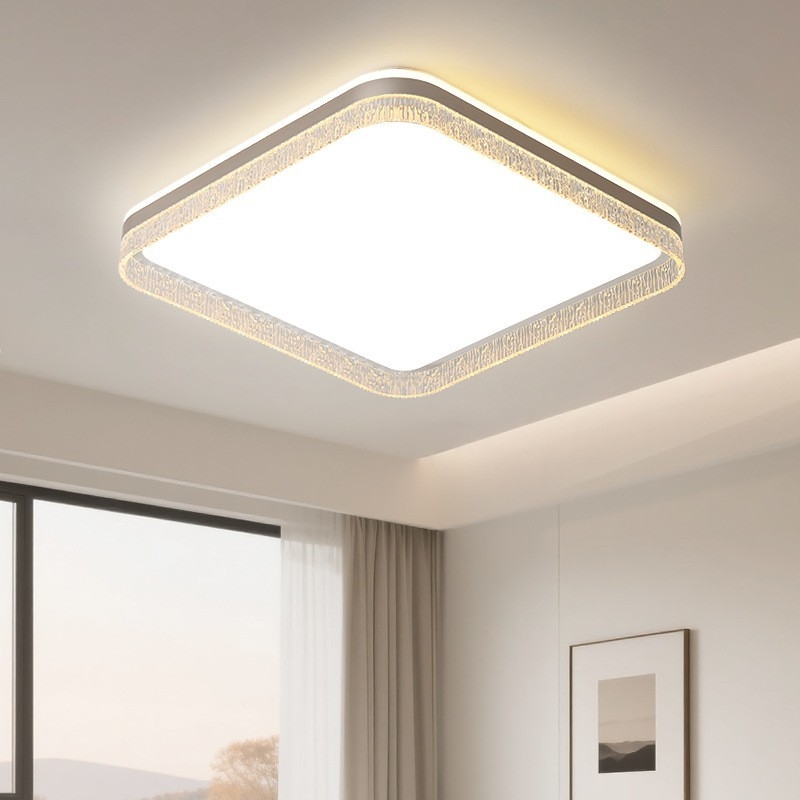Nova LED pravokutna stropna svjetiljka za dnevni boravak i spavaću sobu, minimalistički modern stil, lampica za zaštitu očiju