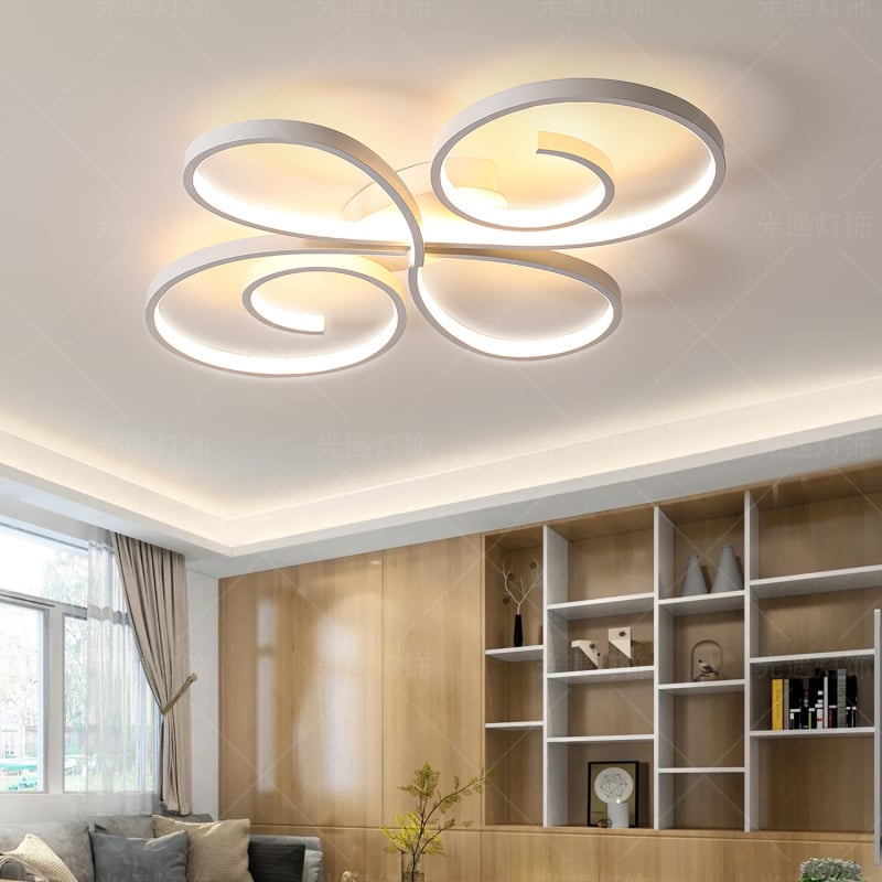 Nordijska topla plafonska svjetiljka za dnevni boravak i spavaću sobu – minimalistički moderni LED plafonski svjetiljka, kreativan dizajn