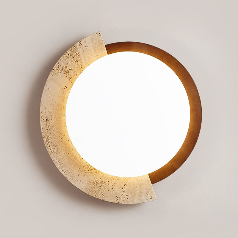 Moderna minimalistička stropna lampa od drveta s wabi-sabi inspiracijom, retro geometrijski dizajn, vrhunski dizajnerski komad za dnevni boravak i spavaću sobu