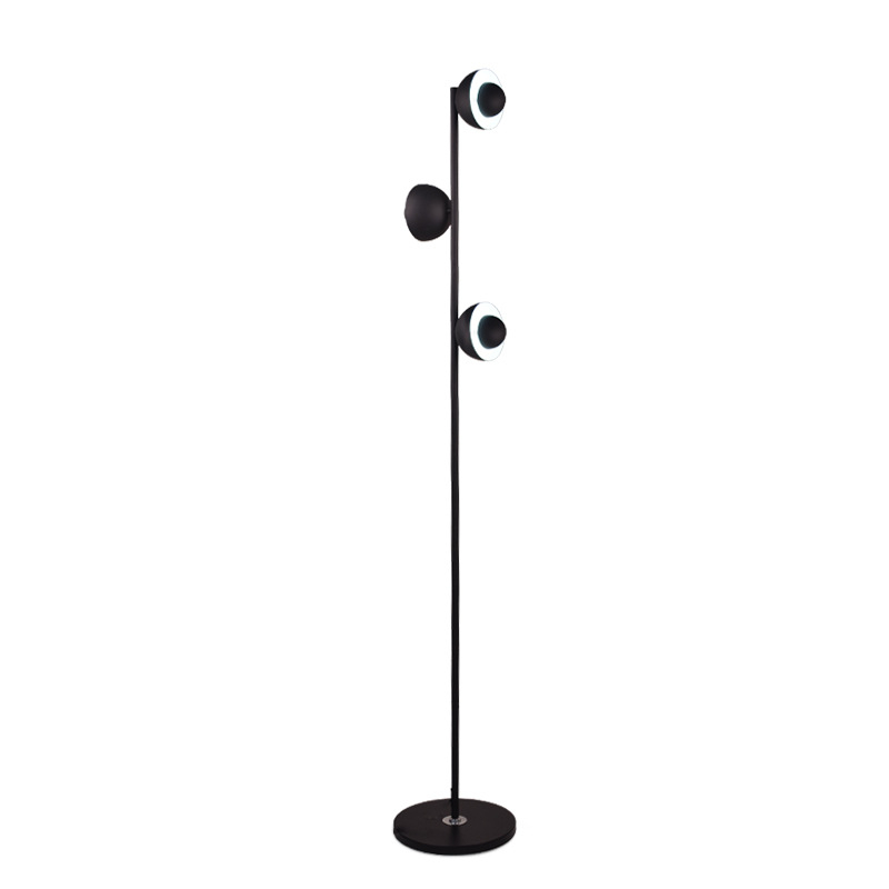 LED podna lampa u minimalističkom modernom stilu s PVC abažurom i metalnim tijelom, pogodna za dnevni boravak, spavaću sobu i radni prostor