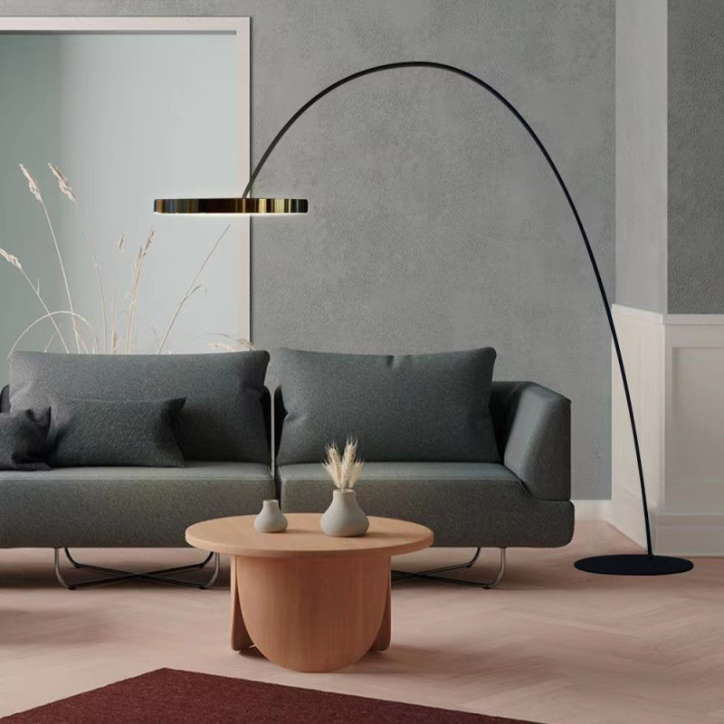 Nordijska minimalistička postmoderna stojeća lampa s ribolovnim motivom za spavaću sobu i dnevni boravak