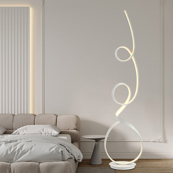 Dizajnerska nordijska podna lampa za dnevni boravak i blagovaonu, minimalistično svjetlo uz kauč s diskretnom luksuznom atmosferom postmodernog stila