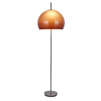Gljiva podna svjetiljka – stakleno sjenilo, Bauhaus vintage stil, pogodna za spavaću sobu i dnevni boravak, 2 LED izvora svjetla