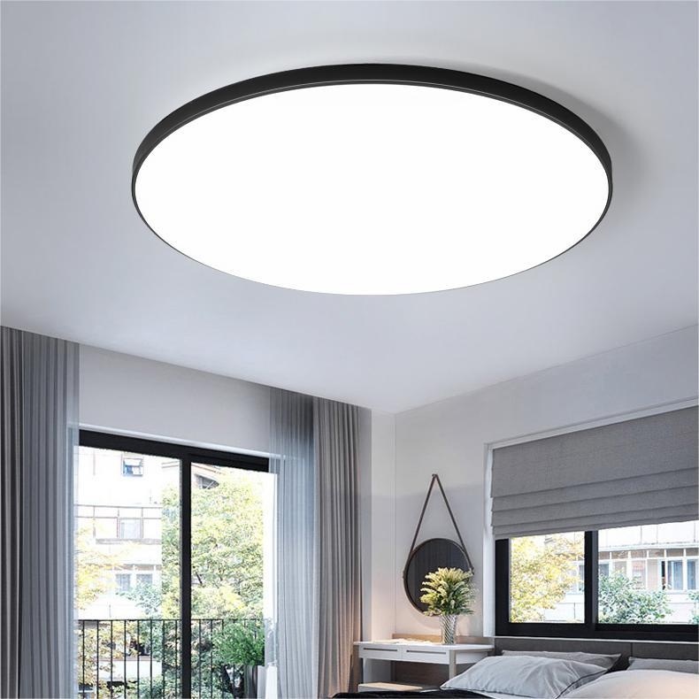 Yufu LED ultra-tanka okrugla stropna svjetiljka - vodootporna za kupaonicu, balkon, spavaću sobu, kuhinju i hodnik