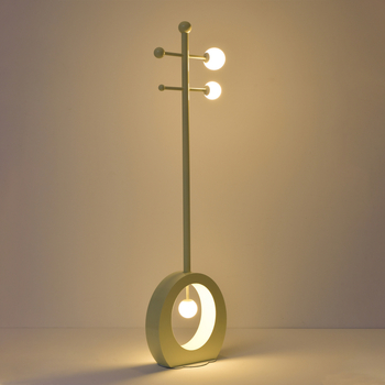 Podna lampa s motivom violine, skandinavski dizajn, kreativni minimalistički dekor za dječju sobu