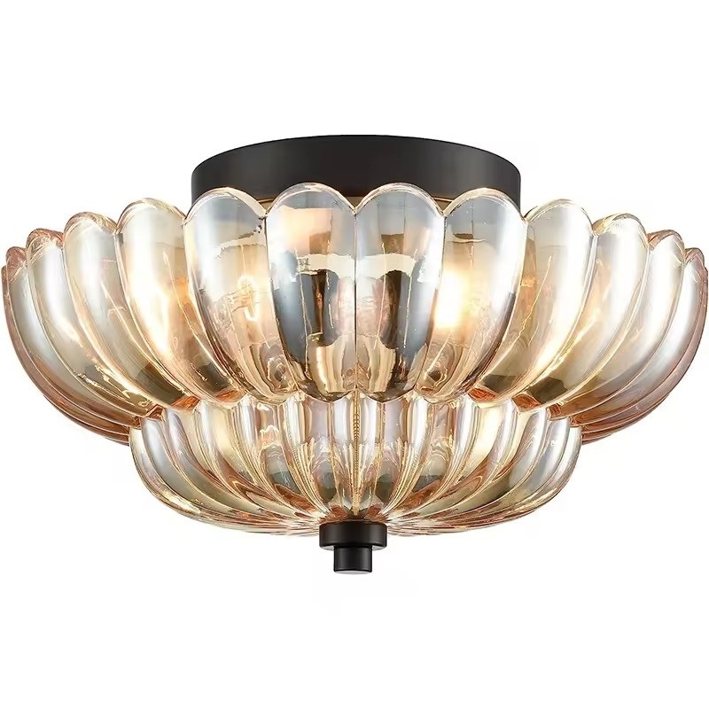 Stropna LED svjetiljka sa kristalnim sjenilom, francuski elegantan i američki retro stil, pogodna za hodnik, spavaću sobu i balkon