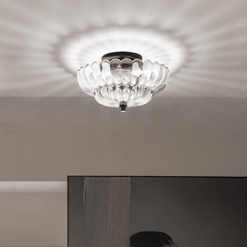 Stropna LED svjetiljka sa kristalnim sjenilom, francuski elegantan i američki retro stil, pogodna za hodnik, spavaću sobu i balkon