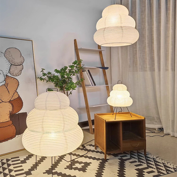 Noguchi Isamu japanskog stila viseća lampa od rižinog papira, sjenilo u obliku kruške, pogodna za restoran, dnevni boravak i spavaću sobu