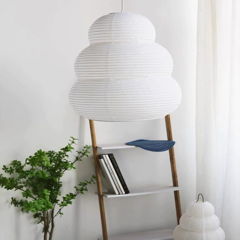 Noguchi Isamu japanskog stila viseća lampa od rižinog papira, sjenilo u obliku kruške, pogodna za restoran, dnevni boravak i spavaću sobu