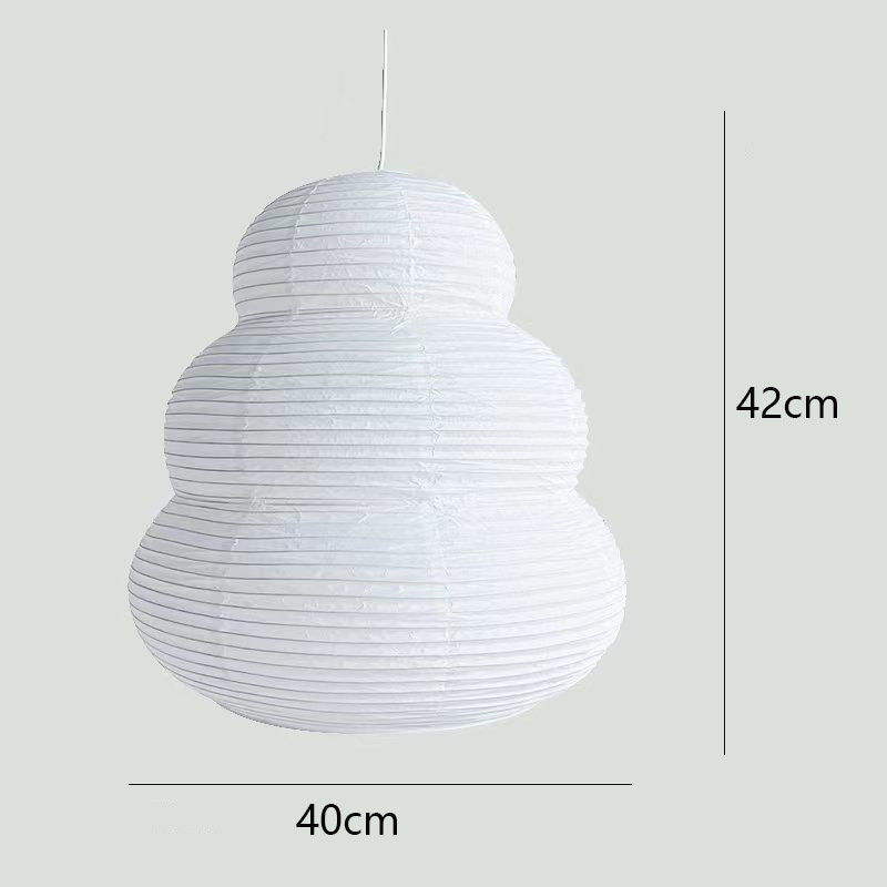 Noguchi Isamu japanskog stila viseća lampa od rižinog papira, sjenilo u obliku kruške, pogodna za restoran, dnevni boravak i spavaću sobu