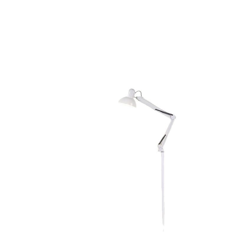 Podna lampa s dugim ramenom, skandinavski moderni minimalistički stil, metalno tijelo, podesiva visina, pogodna za dnevni boravak, studij i spavaću sobu